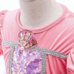 Zeemeermin jurk - Ariel -  Tiara, Toverstaf, Handschoenen