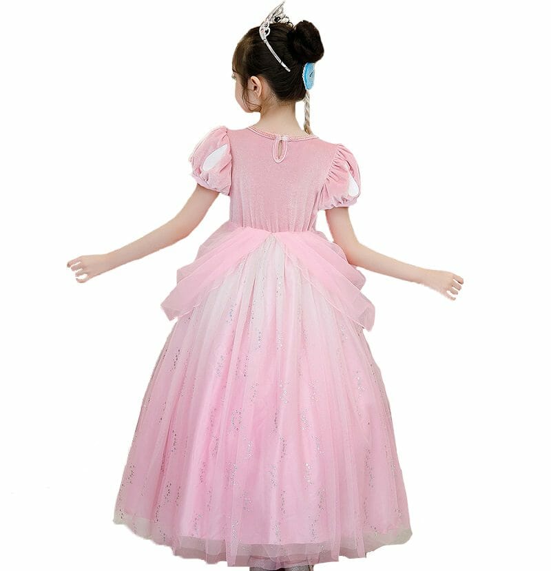 Zeemeermin jurk - Ariel -  Tiara, Toverstaf, Handschoenen - Afbeelding 11