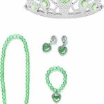 Prinsessen kroon-sieraden-handschoenen