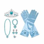 Prinsessen kroon-sieraden-handschoenen