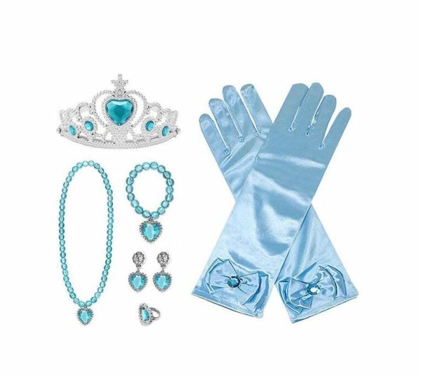 Prinsessen kroon-sieraden-handschoenen - Afbeelding 3