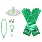 Prinsessen kroon-sieraden-handschoenen