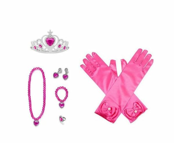 Prinsessen kroon-sieraden-handschoenen - Afbeelding 5