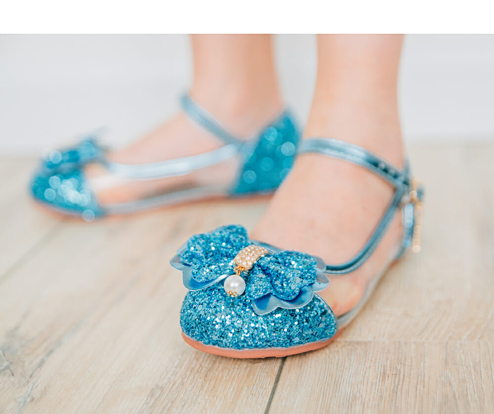 Prinsessen schoenen - Verkleedschoenen - Blauw - Afbeelding 2
