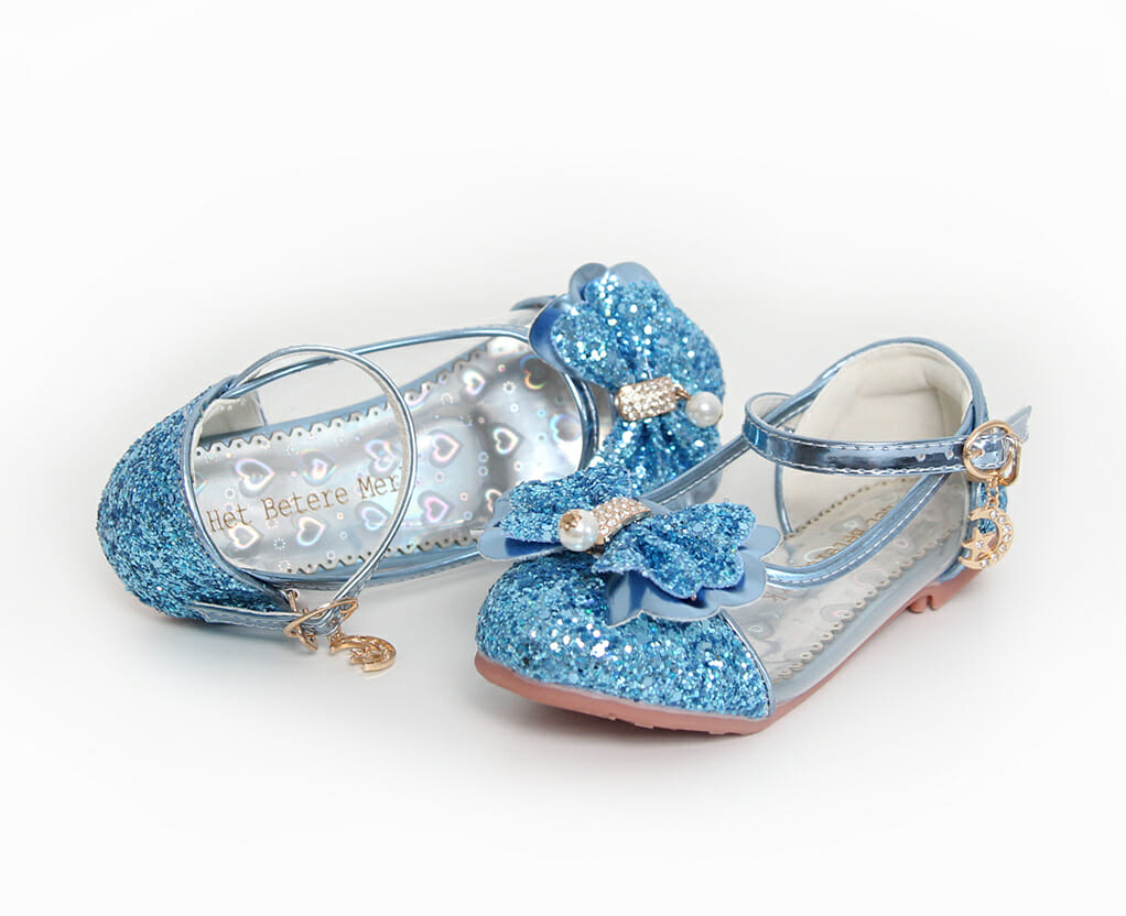 Prinsessen schoenen - Verkleedschoenen - Blauw - Afbeelding 5