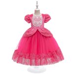 Doornroosje - roze prinsessenjurk - verkleedjurk - accessoires