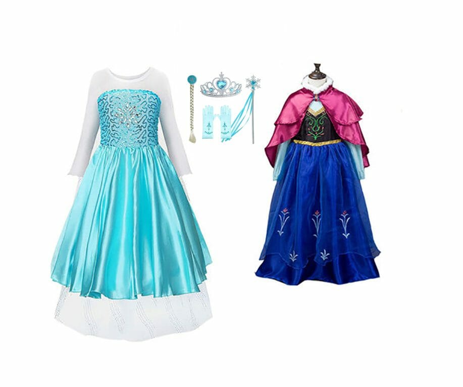 Frozen Elsa Luxe Anna prinsessenjurk Accessoires Het Betere Merk