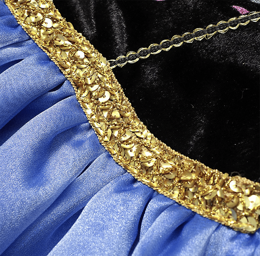 Frozen Elsa + Luxe Anna prinsessenjurk + Accessoires - Afbeelding 7