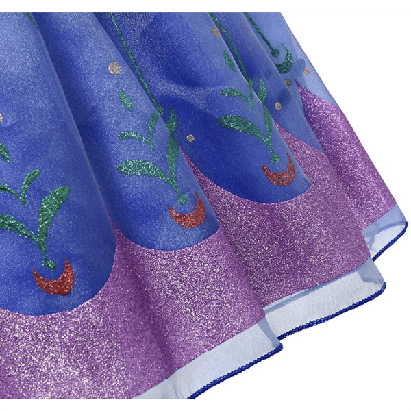 Frozen Anna Deluxe Jurk - Lange Roze Cape - Prinsessenjurk + Accessoires - Afbeelding 7