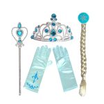 Frozen Elsa -voor bij je prinsessenjurk - handschoenen blauw