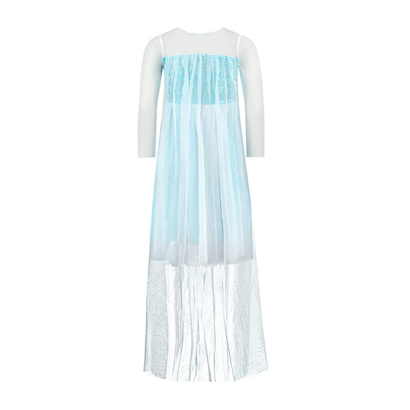 Frozen Elsa jurk + kroon - luxe prinsessenjurk - Afbeelding 30