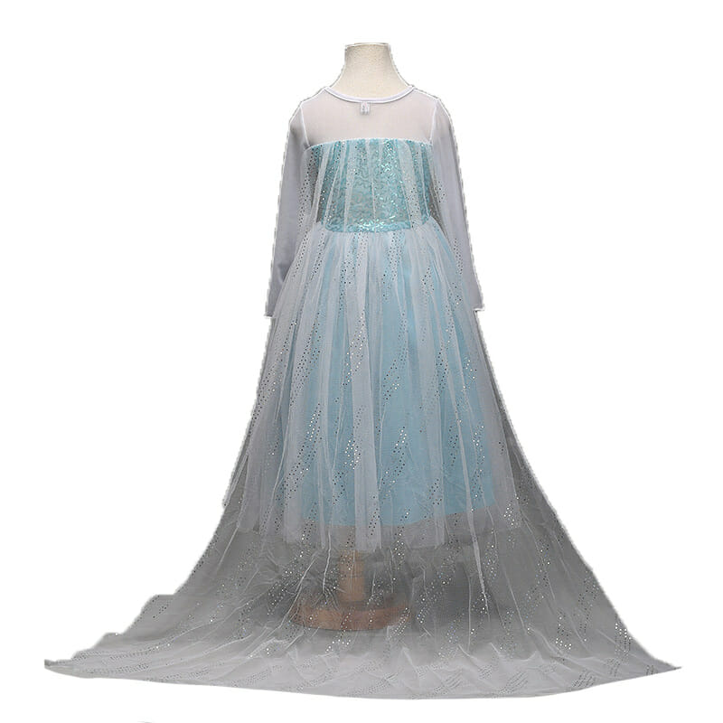 Frozen Elsa jurk + kroon - luxe prinsessenjurk - Afbeelding 14