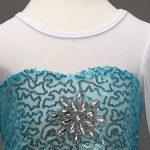 Frozen Elsa jurk + kroon - luxe prinsessenjurk