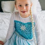 Frozen Elsa jurk + kroon - luxe prinsessenjurk