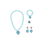 Prinsessen kroon-sieraden-handschoenen