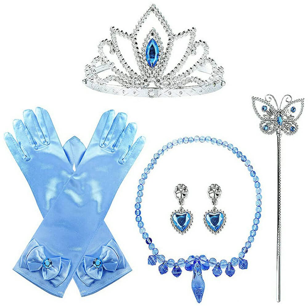 Cinderella jurk + accessoires - Assepoester - Deluxe verkleedjurk - Afbeelding 23