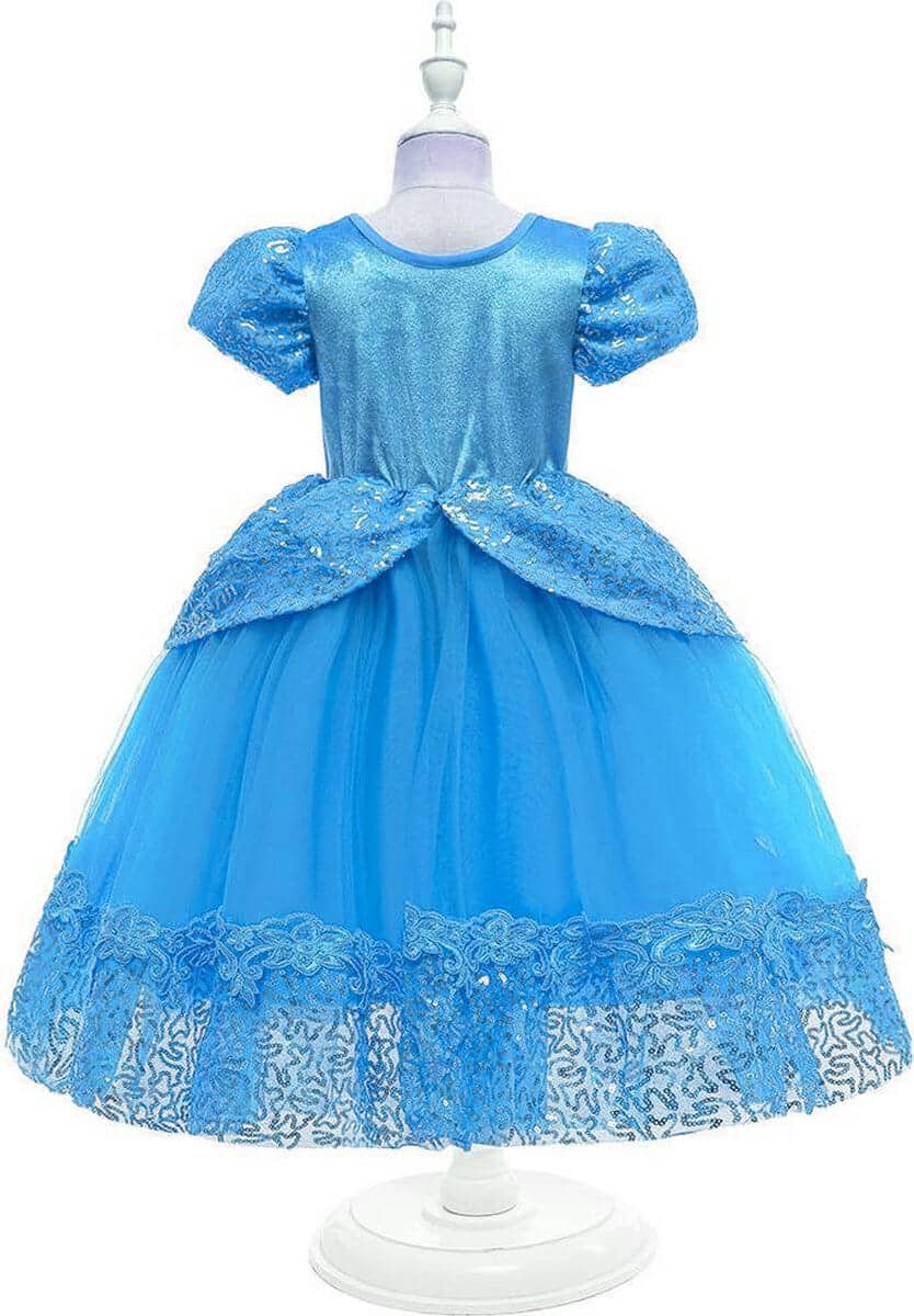 Cinderella jurk + accessoires - Assepoester - Deluxe verkleedjurk - Afbeelding 21