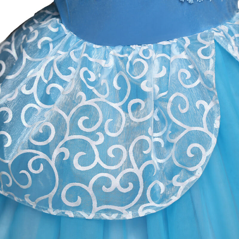 Cinderella jurk + accessoires - Assepoester - Deluxe verkleedjurk - Afbeelding 5