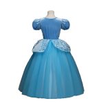 Cinderella jurk + accessoires - Assepoester - Deluxe verkleedjurk