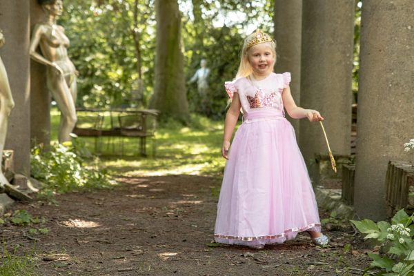 Voordeelpakket - Roze prinsessenjurk + accessoires - Afbeelding 7