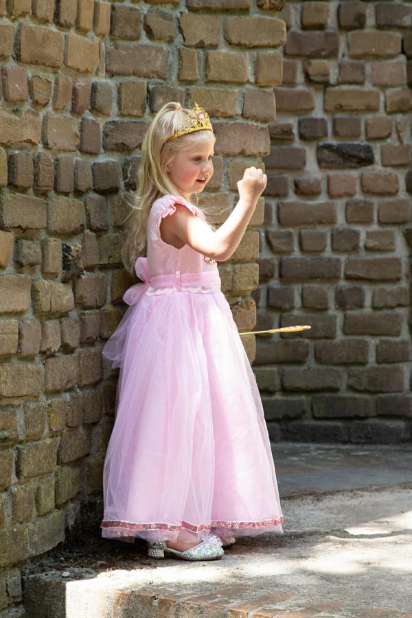 Voordeelpakket - Roze prinsessenjurk + accessoires - Afbeelding 6