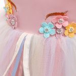 Unicorn Jurk - Eenhoorn Jurk + Haarband + Roze Prinsessen Handschoenen