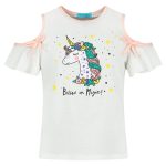 Unicorn roze rok - Unicorn wit shirt