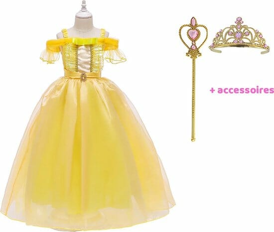 Belle jurk + tiara + toverstaf - Afbeelding 25