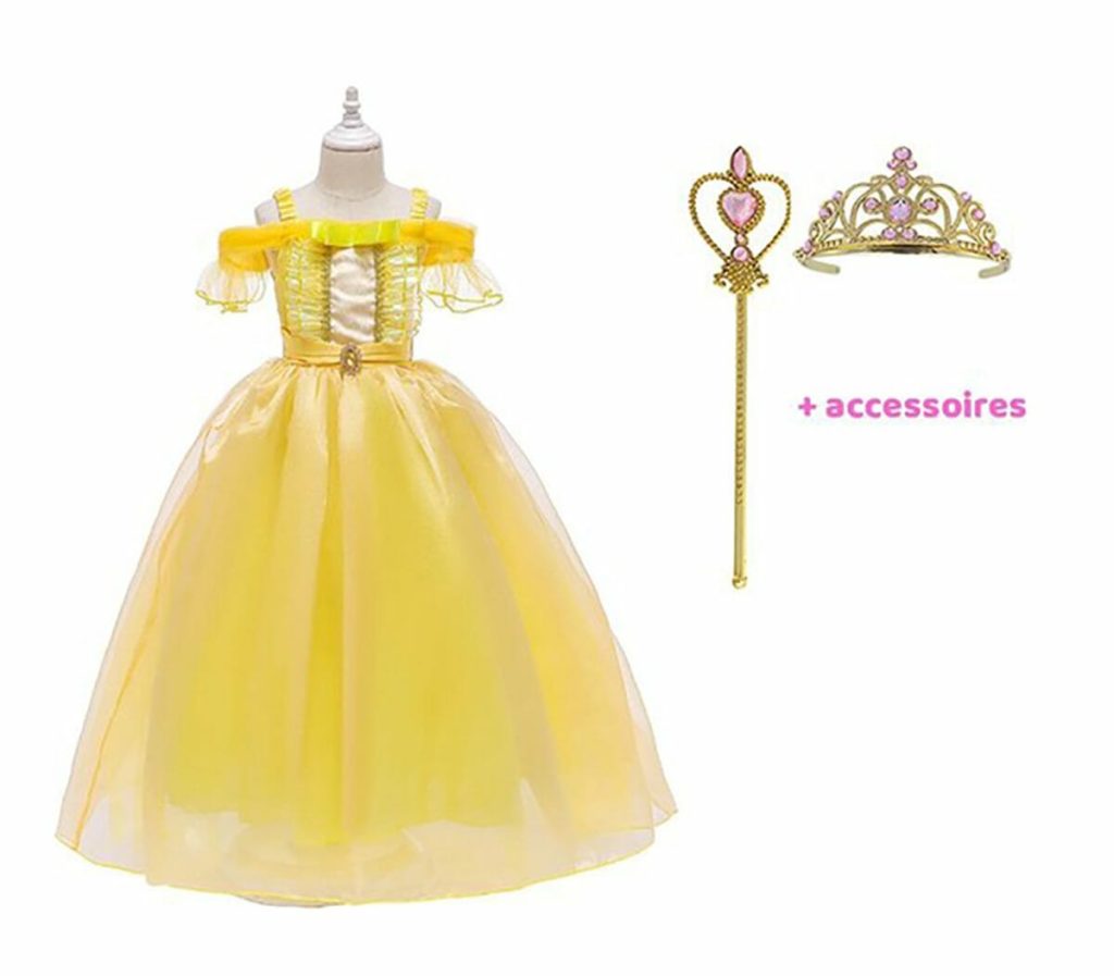 Belle jurk + tiara + toverstaf - Afbeelding 26
