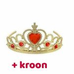 Belle jurk + tiara + toverstaf