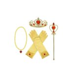 Belle jurk + tiara + toverstaf