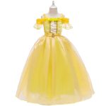 Belle jurk + tiara + toverstaf