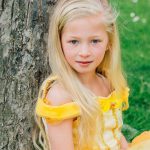 Belle jurk + tiara + toverstaf