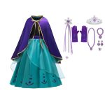 Frozen Anna jurk maat 92/98 met accessoires