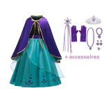 Frozen Anna jurk maat 92/98 met accessoires