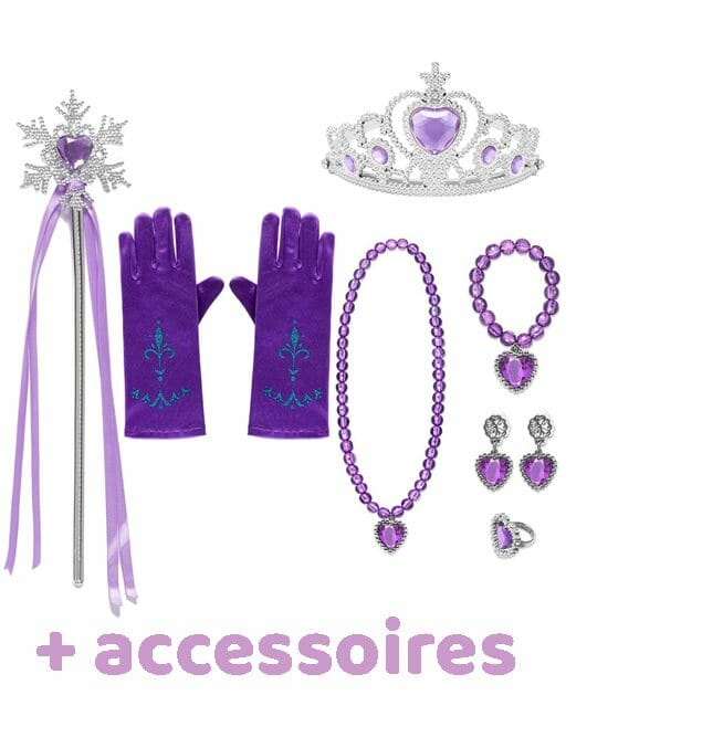 Frozen Anna jurk maat 92/98 met accessoires - Afbeelding 14