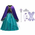 Frozen Anna jurk maat 92/98 met accessoires