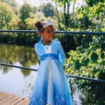 Elsa Jurk + Tiara, Toverstaf, Handschoenen, Juwelen - Prinsessenjurk - Frozen
