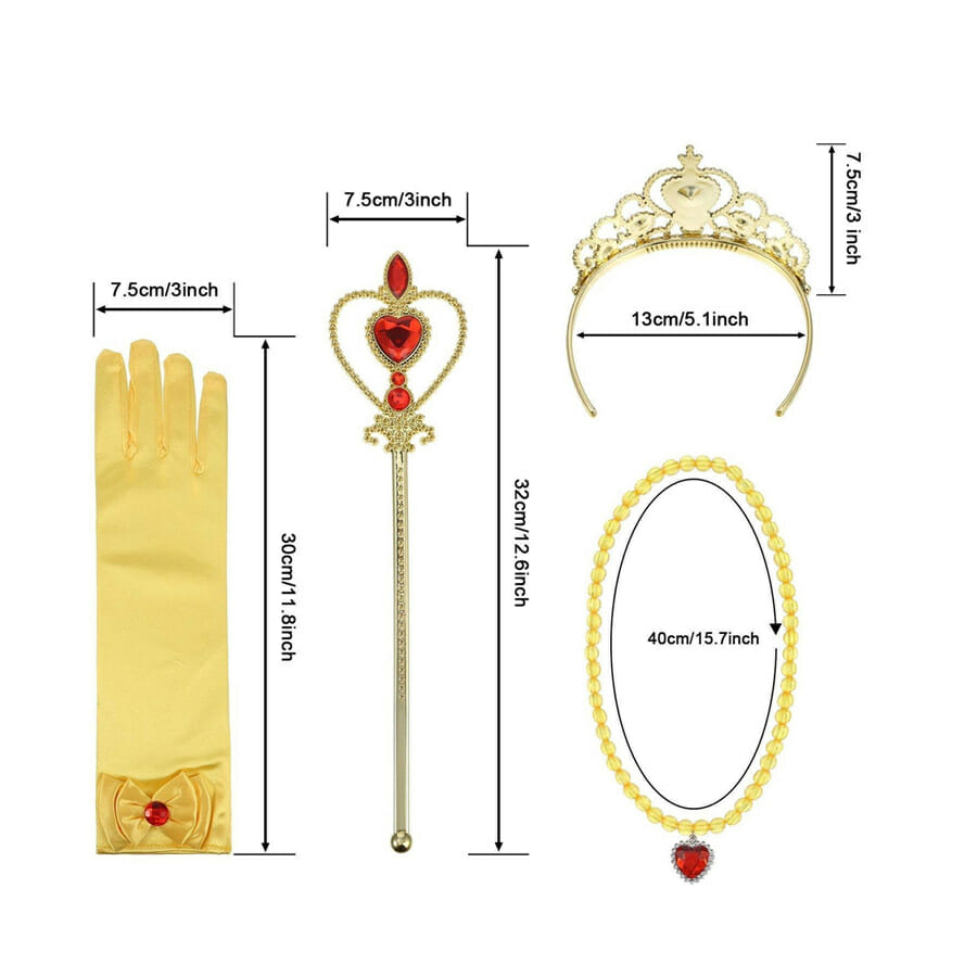 Prinses Belle accessoireset - Afbeelding 2