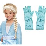 Frozen Elsa pruik - inclusief prinsessenhandschoenen