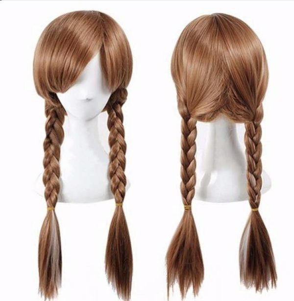 Frozen Elsa pruik - inclusief prinsessenhandschoenen - Afbeelding 6