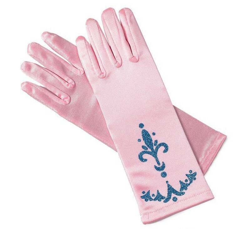 Frozen Elsa pruik - inclusief prinsessenhandschoenen - Afbeelding 5