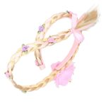 Rapunzel vlecht - haarband - roze