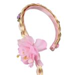 Rapunzel vlecht - haarband - roze