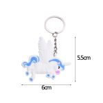 Traktatie Uitdeelcadeautjes Kinderen-8 x Unicorn Sleutelhanger-Grabbelton Cadeautjes-Klein Speelgoed