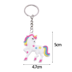 Traktatie Uitdeelcadeautjes Kinderen-8 x Unicorn Sleutelhanger-Grabbelton Cadeautjes-Klein Speelgoed