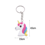 Traktatie Uitdeelcadeautjes Kinderen-8 x Unicorn Sleutelhanger-Grabbelton Cadeautjes-Klein Speelgoed