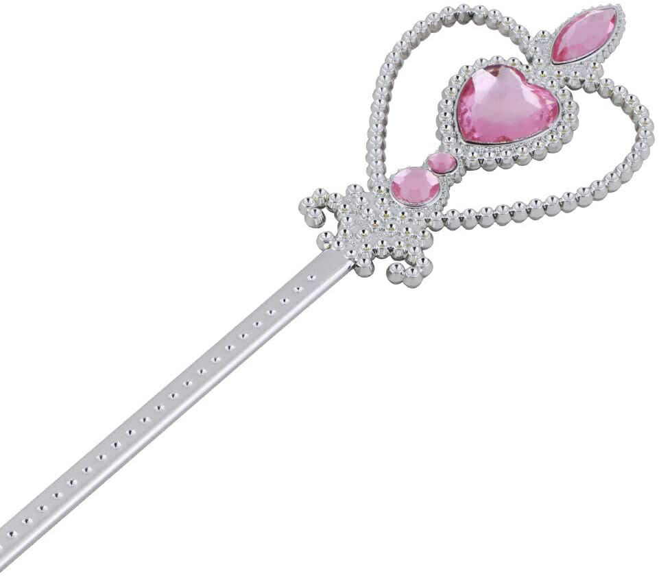 Prinses 7-delig accessoire set - roze - Afbeelding 5