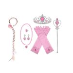 Prinses 7-delig accessoire set - roze