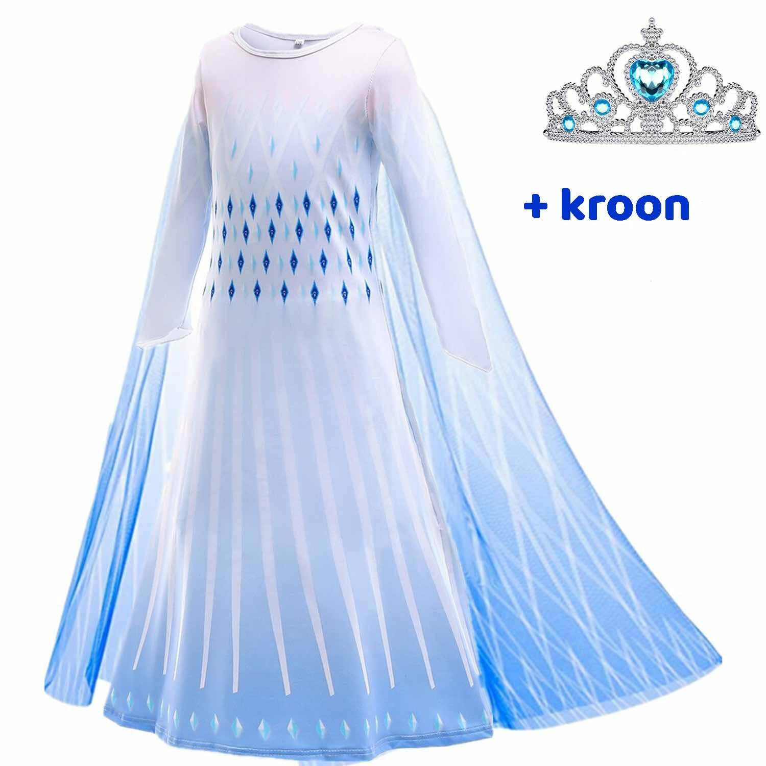 **Aanbieding** Frozen - Elsa jurk + Kroon - prinsessenjurk - € 14,95 - Afbeelding 23
